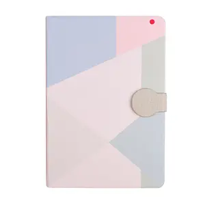 Benutzer definierte Metall knöpfe A5 Papier Hardcover Notebook geprägt Logo Fashion Organizer Planer