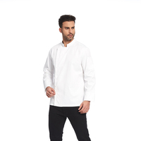 Uniforme de chef professionnel, veste blanche à manches longues, vêtements de travail pour hôtel, restaurant, cuisine, chemise de chef, combinaison de sushi