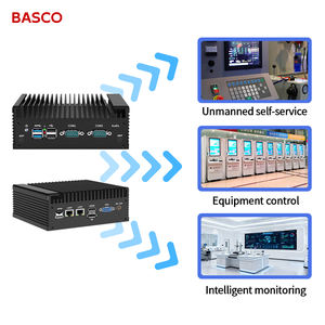 物联网边缘计算工业迷你电脑第12代N100/N150 2个以太网端口2个COM端口DDR5 HD/DP/Type-C X86嵌入式无风扇迷你电脑 - Product Image 2