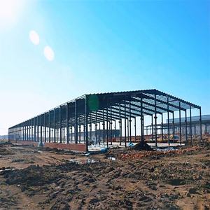 Diseño de bajo costo desmontable Estructura de acero Almacén de acero prefabricado industriales galpon pollos modulares de China - Product Image 4