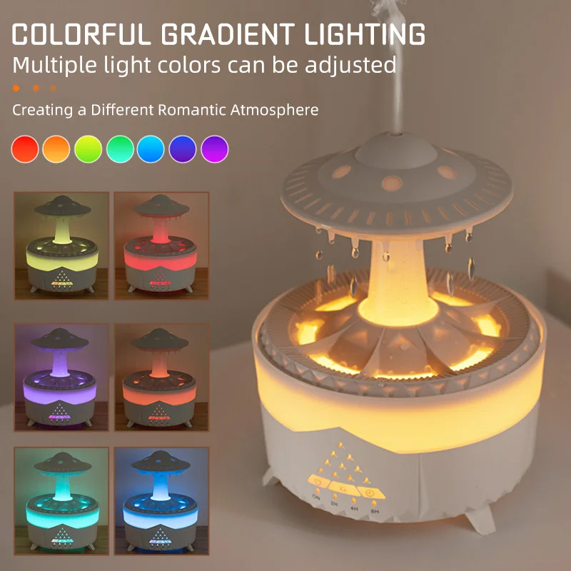 Wholesale Ultrasonic Humidifier Diffuser Raindrop Aroma