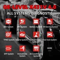 (bssy)X431V 5.0 Outil de diagnostic automobile, scanner OBD2, programmeur de clés pour voitures