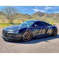 Audi R8 Gen1 yan bıçak plakası için karbon Fiber kapı panelleri
