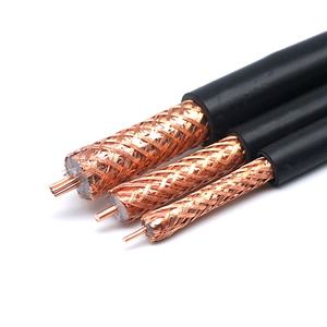 थोक आरएफ कम नुकसान कोएक्सियल सिग्नल केबल वाटरप्रूफ पीपी जैकेट डबल शील्ड Rg213 rg217 नंगे कॉपर कंडक्टर - Product Image 2