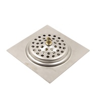 GUIDA 726156 Salle De Bains Carré Chrome Douche SS En Acier Inoxydable Caché Pop up Étage Grille de Vidange Égouttoir Passoire