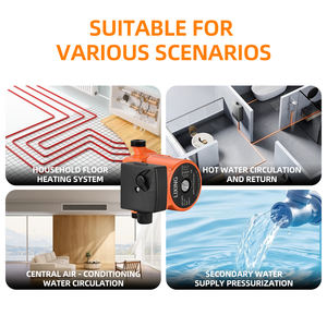 Bomba Hidráulica de Gran Caudal LPS32-40/13 |   Rosca de 2 Pulgadas G2 |   130 mm de longitud |   Control de 3 Velocidades |   Circulador de Calefacción Central de Bajo Ruido - Product Image 2