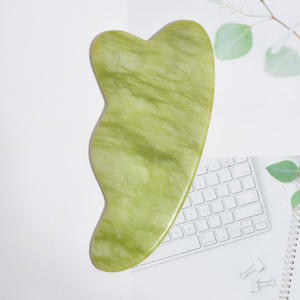HUIYING Naturel Xiuyan Jade Gua Sha Planche Bar Beauté Rouleau Plaque de Mise au rebut Guasha Massage Faceroller - Product Image 4