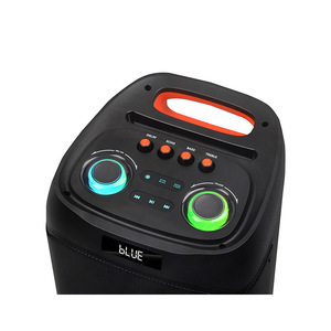 Altavoz 5.0 Estéreo de Alta Calidad con Luces RGB, Altavoces Dobles, <span class=keywords><strong>Radio</strong></span>, Subwoofer, Plástico, 80W, Audio para Baile - Product Image 4