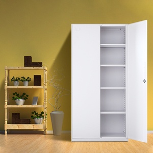 Meilleure vente Armoire de classement moderne à 2 portes en acier avec serrure en fer Armoires de rangement pour bureau à la maison et école Meubles polyvalents en métal - Product Image 2
