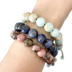 Braccialetto Macramè con Cristalli Curativi Unisex, Bracciale con Gemme Naturali Personalizzato e all'Ingrosso - Product Image 5