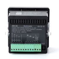 EM-06 96*96 Meter Multifungsi Digital Tiga Fasa (Ammeter/Voltmeter) AC/DC220V dengan Komunikasi RS-485 Garansi 3 Tahun