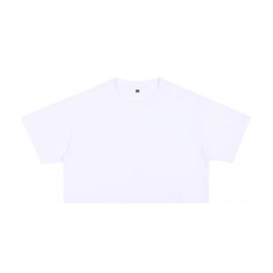 Camiseta Corta de Punto para Mujer, Estilo Y2K, Ajustada, Informal, 100% Algodón, Venta al Por Mayor, Personalizable - Product Image 3