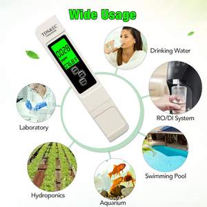 جهاز قياس <span class=keywords><strong>TDS</strong></span> رقمي لاختبار جودة المياه، جهاز مراقبة نقاء مياه الشرب، قلم فحص PPM لأحواض السمك والزراعة المائية وحمامات السباحة - Product Image 2