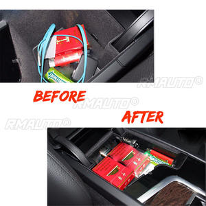 Boîte de rangement pour accoudoir de voiture, plateau porte-objets pour Volvo Xc90 Xc60 S90 V90 2017 2018 2019 2020 - Product Image 2