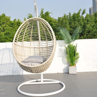 Chaise à bascule, en forme d'oeuf, mobilier d'extérieur, moderne, de haute qualité, pour loisirs jardin, offre spéciale