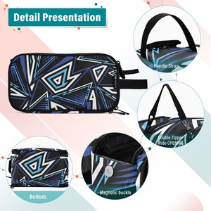 Sac de toilette de voyage personnalisé avec logo imprimé, grande capacité, prix abordable - Product Image 3