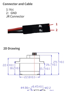 Fitec <span class=keywords><strong>FM90</strong></span> RC 9g มอเตอร์เกียร์บ็อกซ์แบตเตอรี่อุปกรณ์เสริมเรือเฮลิคอปเตอร์เครื่องบินควอดคอปเตอร์ตัวรับสัญญาณชุดเครื่องมือเชื่อมต่อ - Product Image 6