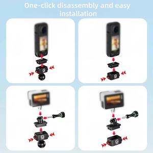 <span class=keywords><strong>Support</strong></span> de caméra de sport Kewig pour Insta 360, caméra d'action pour <span class=keywords><strong>moto</strong></span>, fixation rapide pour <span class=keywords><strong>GoPro</strong></span>, caméra de sport universelle - Product Image 4