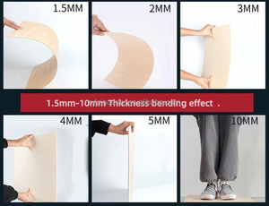 <span class=keywords><strong>Fogli</strong></span> di <span class=keywords><strong>Compensato</strong></span> di Betulla, Noce e Tiglio su Misura, Spessore 1/8 (3mm), 400x400, per Taglio Laser - Product Image 6