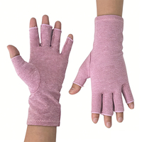 Gants de travail sans doigts pour l'arthrite, gants de compression en coton et élasthanne, anti-douleur pour l'arthrite