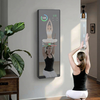 Espejo Interactivo Inteligente para Yoga/Pilates/Aeróbicos/Danza, con Pantalla Táctil, para Ejercicios en Casa, con Corrección de Movimiento