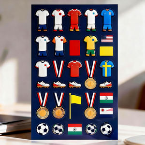 Pegatinas personalizadas con logo de dibujos animados, troqueladas, autoadhesivas, impermeables, para decoración de fútbol, para embalaje. - Product Image 5