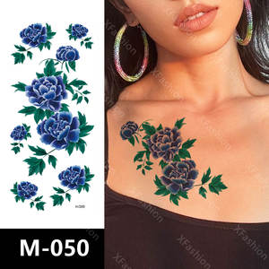 90x190mm Stock impermeable colorido <span class=keywords><strong>flor</strong></span> <span class=keywords><strong>tatuaje</strong></span> transferencia <span class=keywords><strong>tatuaje</strong></span> temporal <span class=keywords><strong>en</strong></span> el pecho <span class=keywords><strong>brazo</strong></span> duración 5-7 días <span class=keywords><strong>tatuaje</strong></span> pegatina - Product Image 6