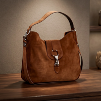 Tas Clutch Wanita Kulit Asli BS International Terlaris, Mewah untuk Pesta, Dua Tali Rantai, Penutup Ritsleting, Tahan Lama