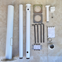 Envío global disponible 3,5 M 4M 6M 8M CCTV Cámara DE SEGURIDAD Combinación de poste CCTV Polo para carreteras y farolas