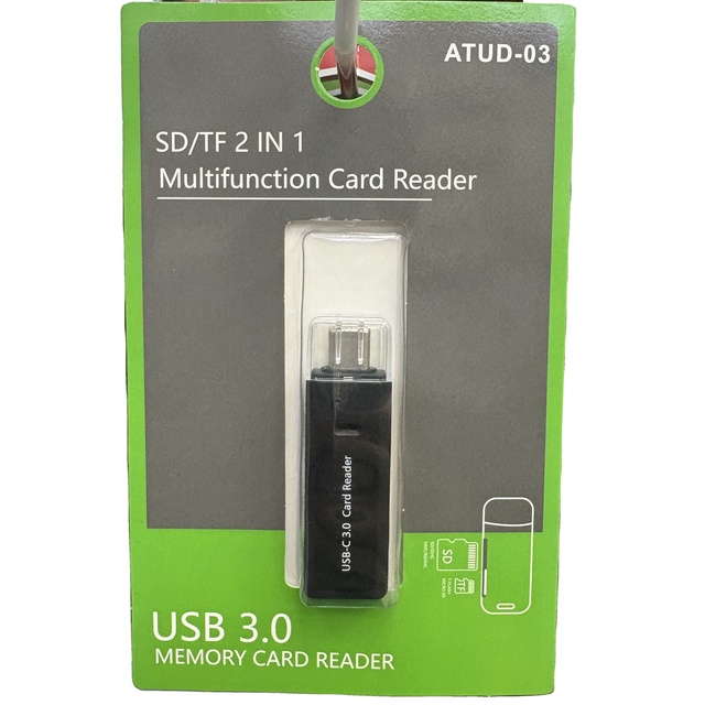 Type-C 3.0 USB-C External High-Speed Memory Card Reader Two-In-One TF/SD Camera Card Reader