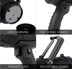 Lampe de travail rechargeable à LED Darenic 10W, lampe torche pour le camping - Product Image 2