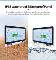 15.6 pulgadas. Panel PC Industrial J4125 N100 con Lector NFC/RFID, Escaneo de Códigos QR, Pantalla Táctil de 10 Puntos, Computadora Integrada
