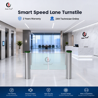 Tourniquet intelligent durable à vitesse variable, certifié CE RoHS, anti-pincement, en acier inoxydable 304, bidirectionnel, personnalisable avec logo pour aéroports et écoles