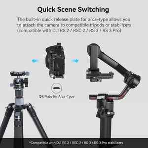 Kit de jaula de cámara completa para SmallRig para <span class=keywords><strong>Sony</strong></span>, incluye abrazadera de Cable de agarre de silicona, accesorio de tamaño pequeño de liberación rápida incorporado - Product Image 5