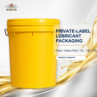 Bidón de Lubricante Vacío Amarillo de 13L / 16L / 18L / 20L, Empaque de Lubricante Personalizado al por Mayor, Proveedor de Empaques Personalizados