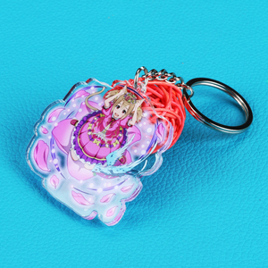 Bán Sỉ Móc Chìa Khóa Thời Trang Dễ Thương Nhân Vật Hoạt Hình Acrylic Móc Chìa Khóa Anime Acrylic Tùy Chỉnh - Product Image 4
