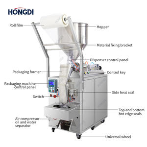 Máquina Automática Neumática para Envasado de Películas, Máquina de Llenado de Bolsas de Alta Presión, Envasadora Vertical de Líquidos - Product Image 3