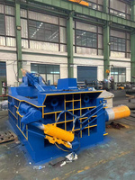 Presse à balles automatique pour le recyclage des métaux ferreux avec moteur et pompe pour la compression de l'aluminium et de l'acier inoxydable
