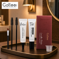 Crème Teintante Semi-Permanente pour Sourcils Gollee Brun Noir, Teinture pour Cils, Marque Privée, Prise en Charge des Distributeurs