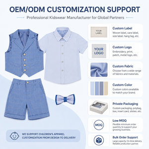 Conjunto <span class=keywords><strong>de</strong></span> Traje a Cuadros <span class=keywords><strong>de</strong></span> 4 Piezas <span class=keywords><strong>para</strong></span> Niños, Chaleco, Camisa, Pantalones Cortos, Traje <span class=keywords><strong>de</strong></span> Caballero <span class=keywords><strong>para</strong></span> Fiesta <span class=keywords><strong>de</strong></span> Boda, Personalizado, OEM, Marca Privada - Product Image 3