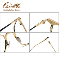Montures de lunettes optiques métalliques de qualité supérieure pour la vente en gros, design unique, verres de créateur, en titane, pour lunettes de vue