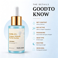 Sérum Visage Raffermissant et Anti-âge GHK-Cu OEM/ODM : Booste le Collagène, Hydratation Profonde, Repulpe la Peau, Soin au Peptide de Cuivre