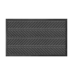 Tapis <span class=keywords><strong>d</strong></span>'<span class=keywords><strong>entrée</strong></span> en caoutchouc antidérapant, résistant à l'eau et lavable, gris anthracite, pour garages et couloirs, 80x120cm, vente en gros - Product Image 6