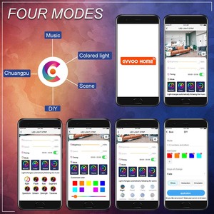 Drop Shipping <strong>LED</strong> PVC Car Atmosphere <strong>Light</strong> 5050 Decorative Mood Lighting Waterproof IP65 Car Interior RGB <strong>Strip</strong> <strong>Lights</strong> - Product Image 4