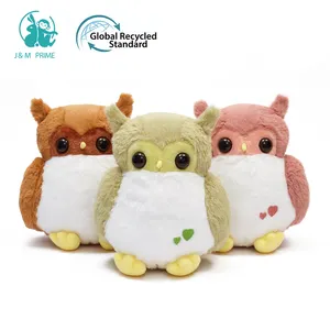 Atacado Personalizado Recheado Soft Plush Owl Doll Lifelike Plush Toys Coruja