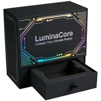 Boîte d'emballage personnalisée pour module RAM, emballage rigide en carton de luxe, boîte cadeau magnétique pour le stockage d'électronique grand public