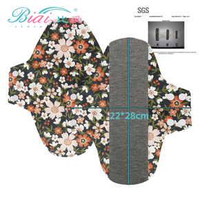 <span class=keywords><strong>Serviettes</strong></span> <span class=keywords><strong>hygiéniques</strong></span> en <span class=keywords><strong>coton</strong></span> réutilisables pour femmes, <span class=keywords><strong>serviettes</strong></span> menstruelles à ailes, super absorbantes <span class=keywords><strong>lavables</strong></span>, 22x28cm, vente en gros - Product Image 1