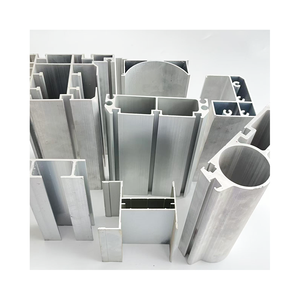 Profilo su misura del telaio in alluminio per il sistema di facciata continua finestra porta applicazione quadrato estrusione 6063 lega - Product Image 2