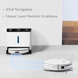 Aspiradora Inteligente para Pisos, Robot Aspiradora con Función de Fregado Automático en Húmedo y Seco, con Succión Potente de 6000pa - Product Image 4