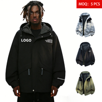 Blouson Bomber Zippé Homme Personnalisé avec Logo Teint, Style Streetwear, Léger, Décontracté, Sportif, à Manches Longues, pour l'Extérieur - Vente en Gros ODM